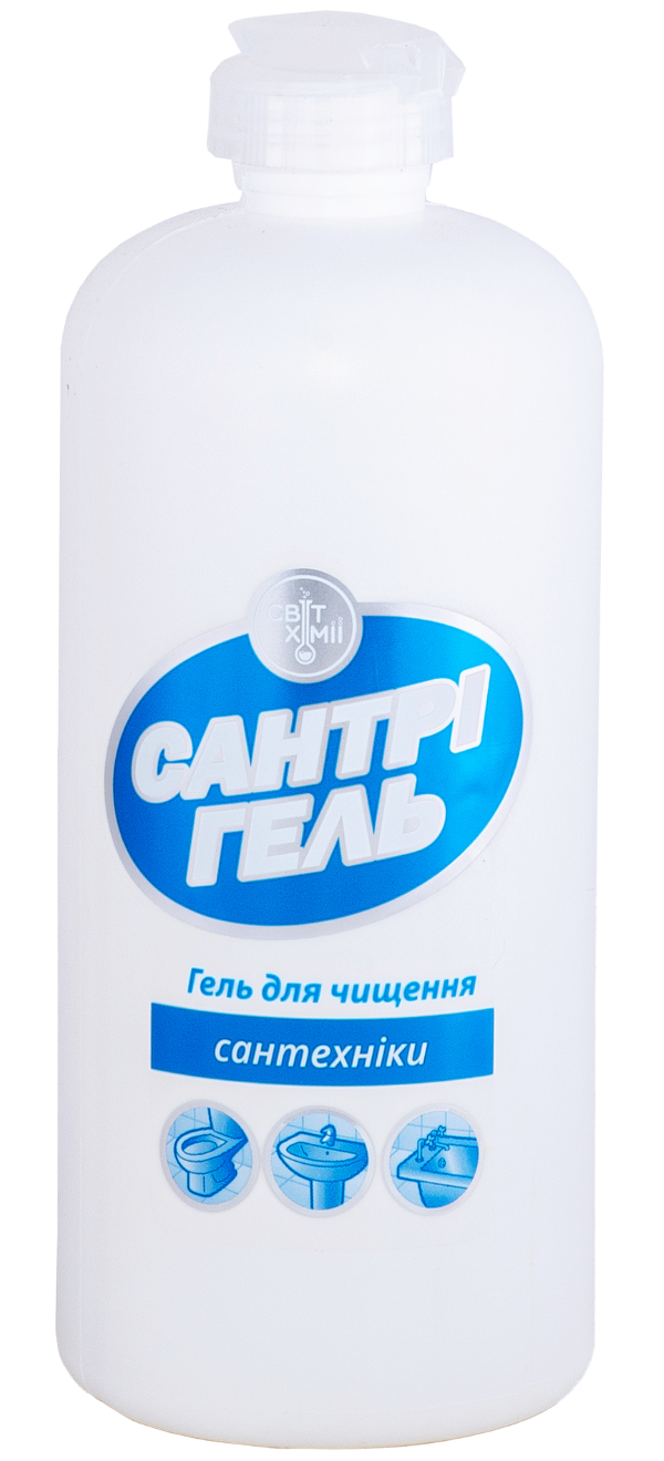Гель для чищення унітазів та ванної кімнати "Сантрі-гель" ЕСО ТМ ЛЕОХІМ